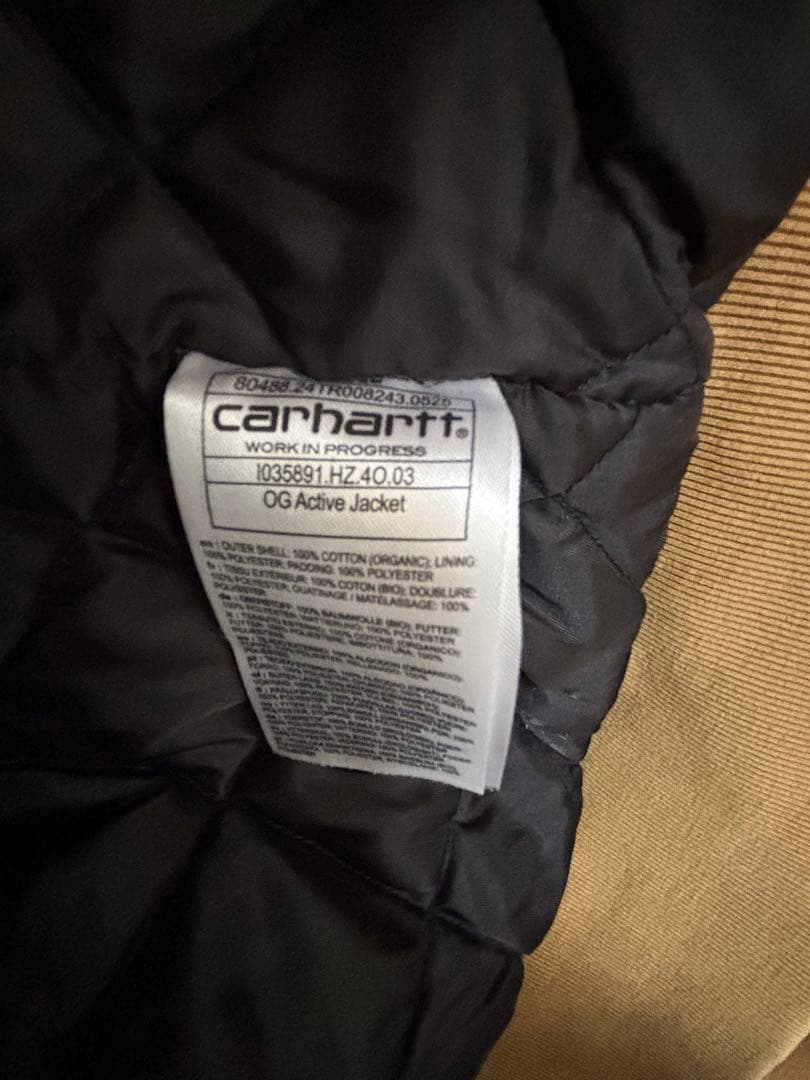 Carhartt active jacket アクティブジャケット　Ｍ