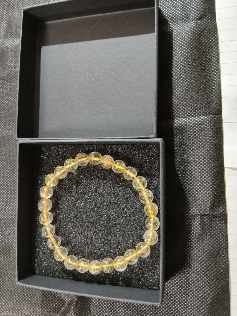 m*7様 ルチルクォーツ　ブレスレット（16~18cm）