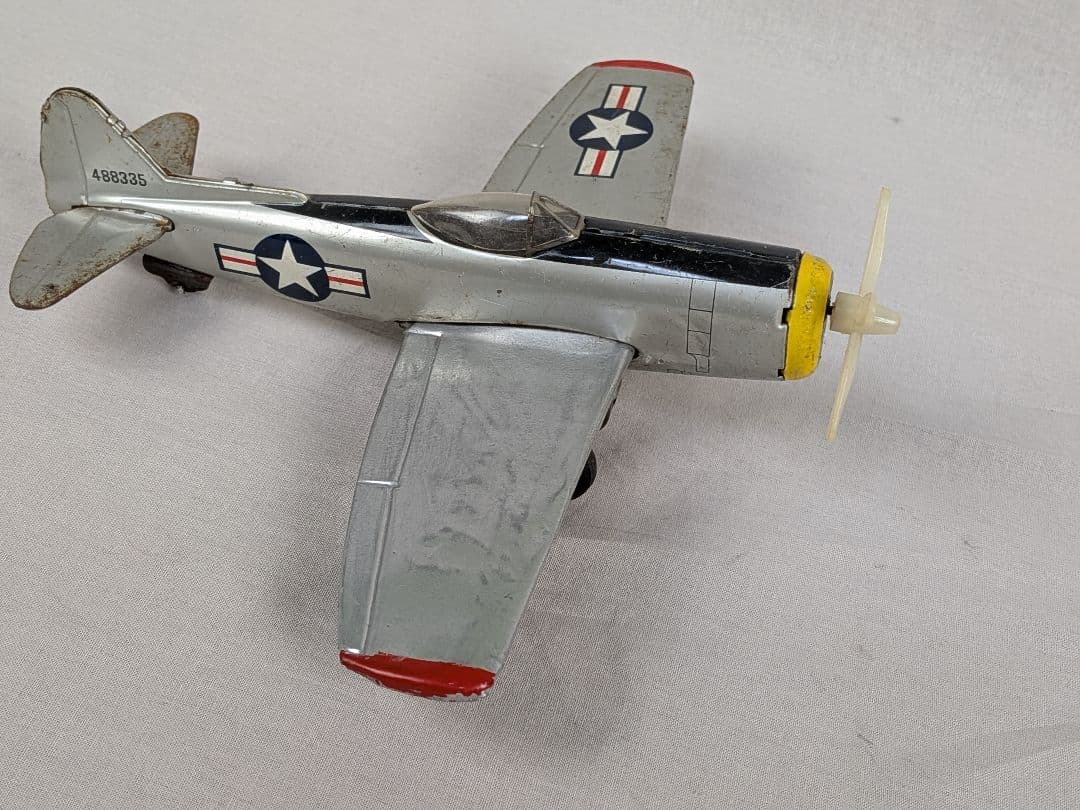 超レア★P-47サンダーボルト★ブリキ★HTC 1950年代 日本製★used
