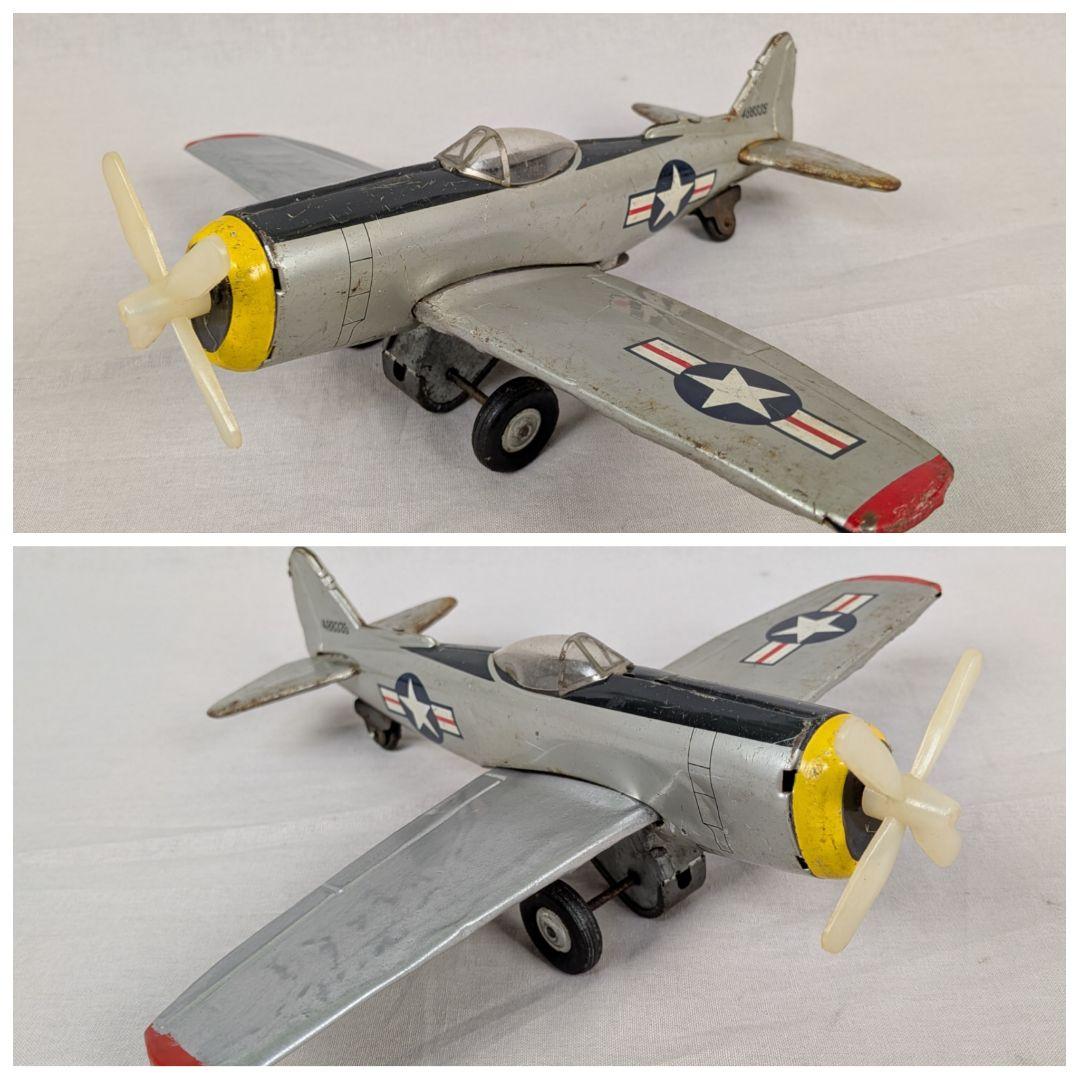 超レア★P-47サンダーボルト★ブリキ★HTC 1950年代 日本製★used