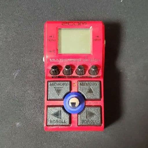 ZOOM MS-60B エフェクター レッド