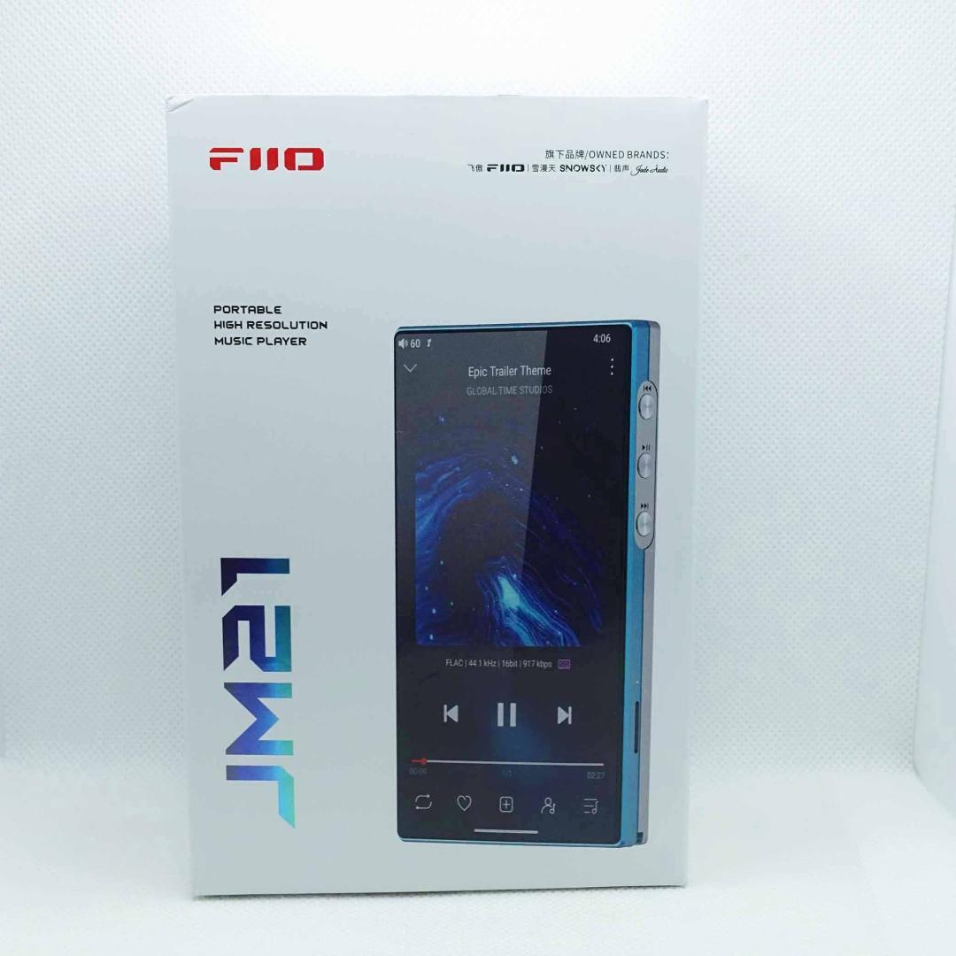 【動作確認済・美品】Fiio JM21 ブルー　純正ケース（別売品）付