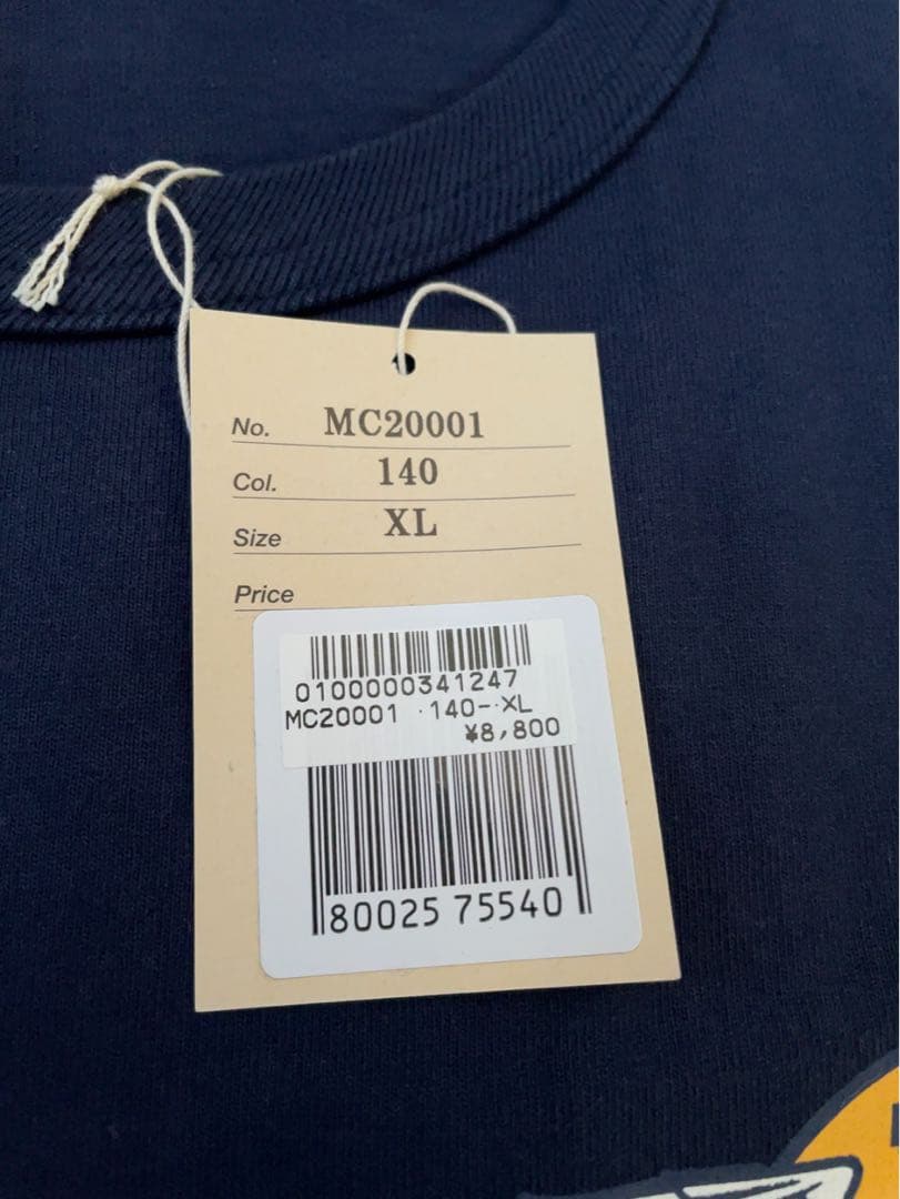 リアルマッコイズ Tシャツ ネイビー 半袖　42