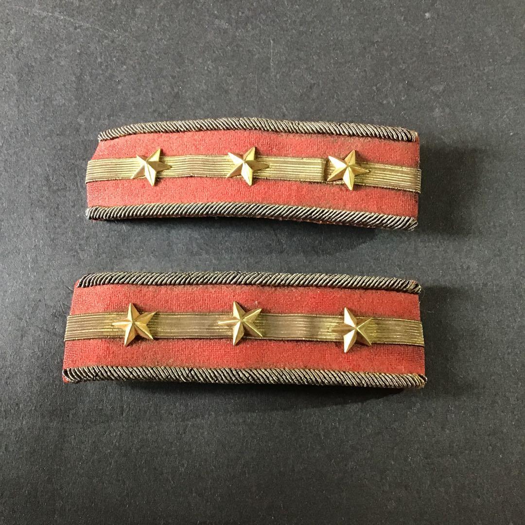 日本陸軍大尉　大隊長　肩章　当時物　②