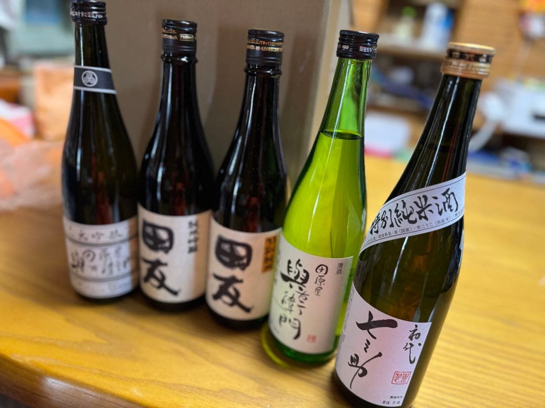 田友 純米吟醸大吟醸　特別吟醸　初代七之助　田原屋　興右衛門5セット 720ml