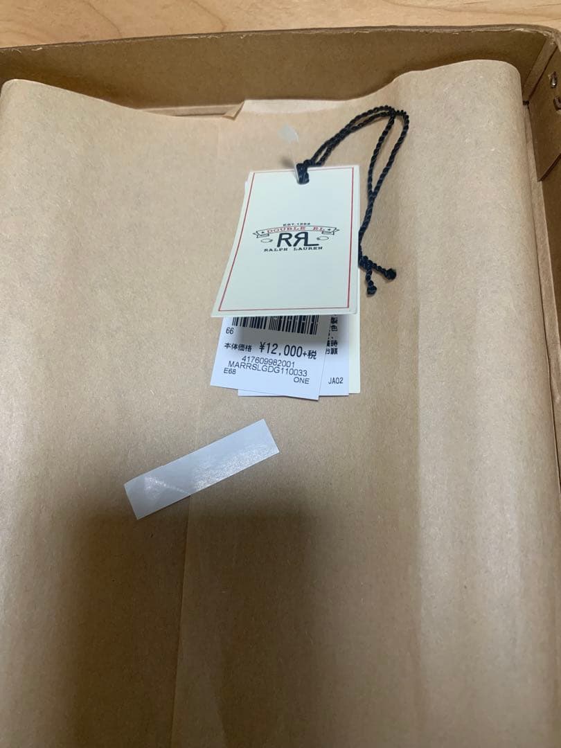 RRL ダブルアールエル　レザーノート　新品未使用　箱・タグ付き　ラルフローレン