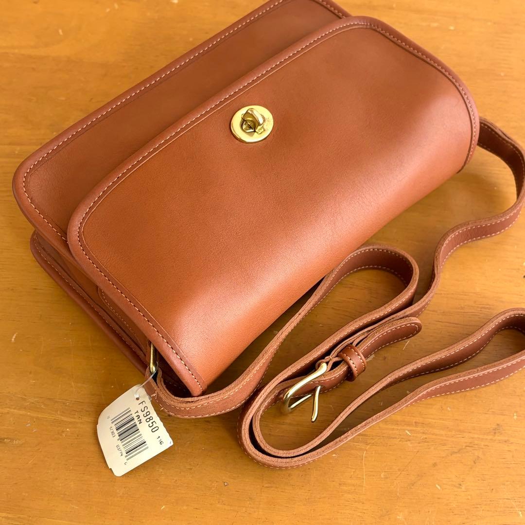 vintage coach オールドコーチ ショルダーバッグ 9850 ブラウン