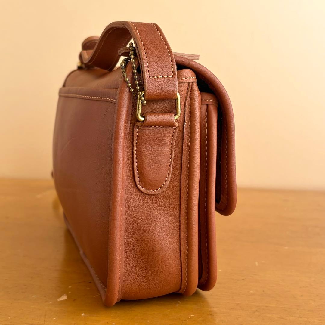 vintage coach オールドコーチ ショルダーバッグ 9850 ブラウン