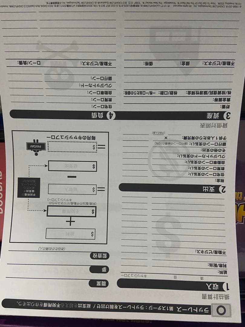 【cliezauru中身未開封】金持ち父さん キャッシュフローボードゲーム