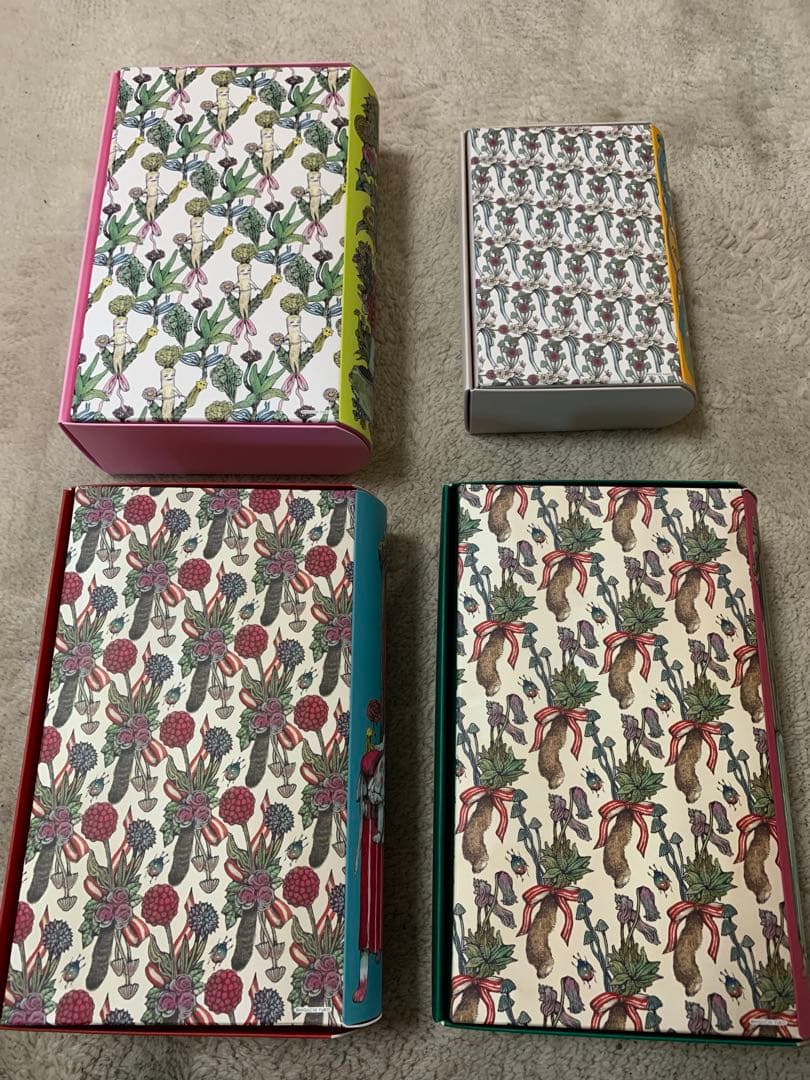 ヒグチユウコ 非売品 ブック型ケース ボックス BOX 4種類 ボリス雑貨店