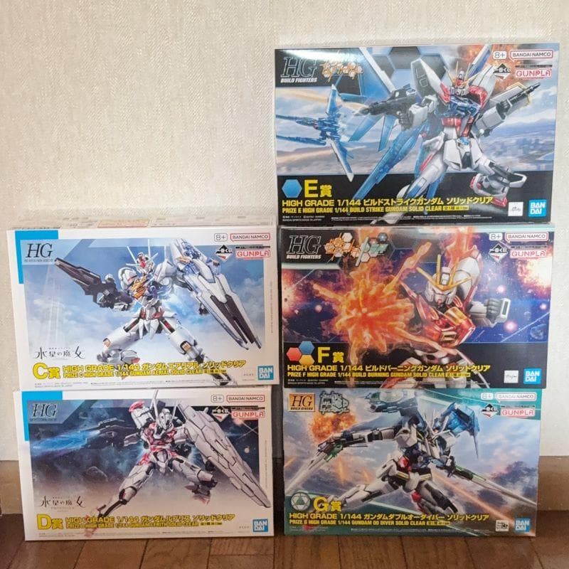 お得　一番くじ　機動戦士ガンダム　ガンプラ2023　CDEFG賞　5点セット