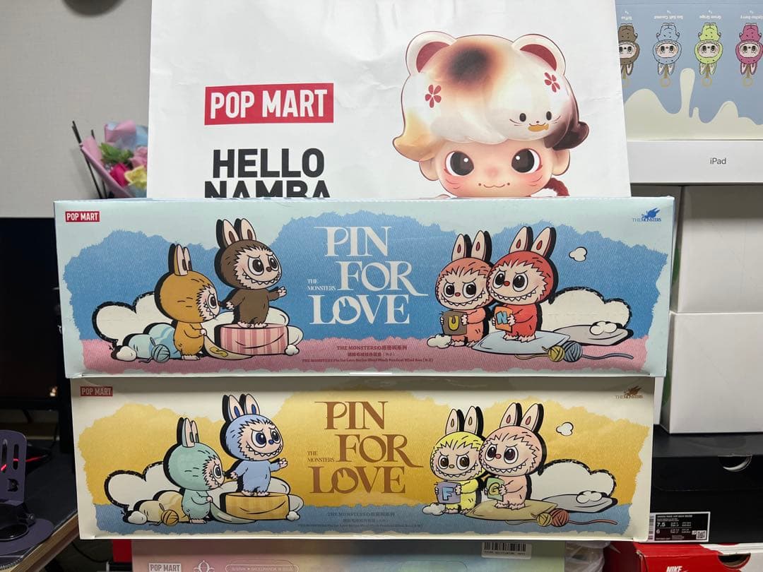 ラブブ LABUBU PIN FOR LOVE イニシャルアルファベット