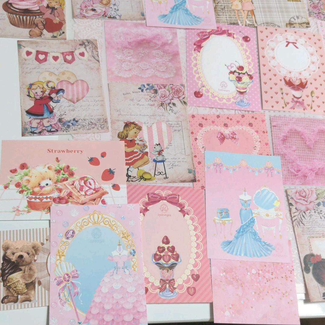 GUN ‪‪❤︎‬様ご確認用♥新作ガーリーレトロガール＆ベア♥バラメモ♯651