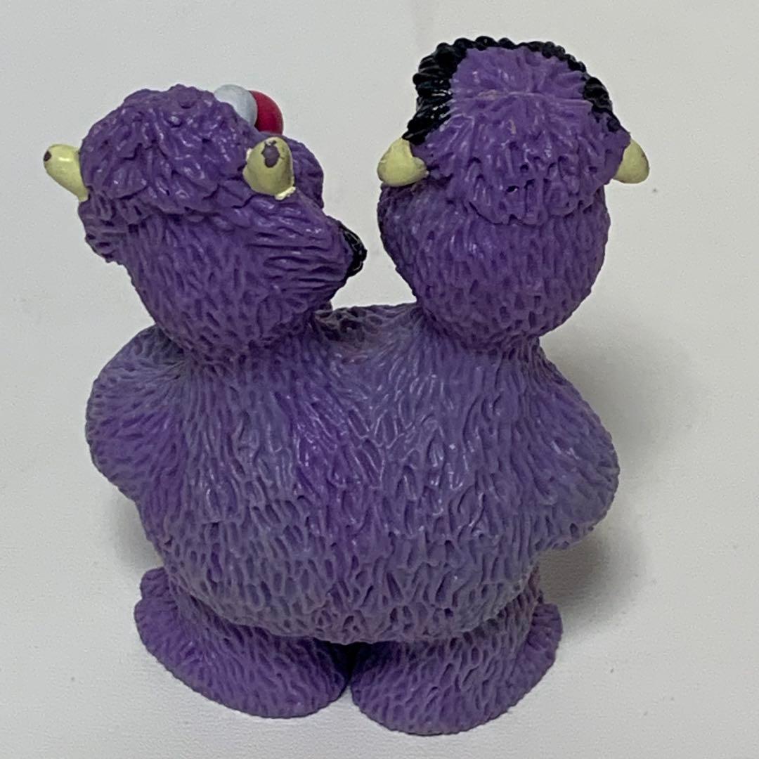 セサミストリート ツーヘッド モンスター PVC フィギュア ヴィンテージ