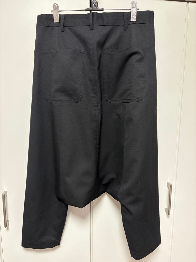COMME des GARÇONS ブラック サルエルパンツ S