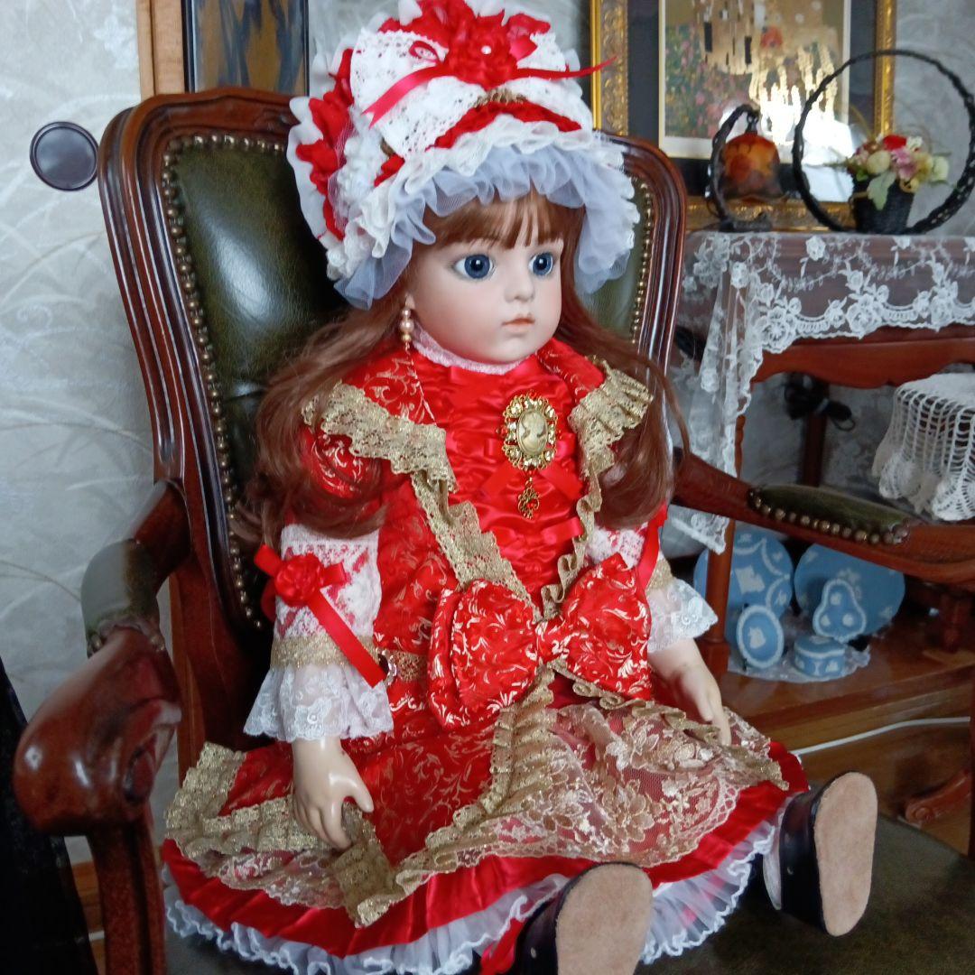 マルタ　ビスクドール❤️一足早いX'mas　大きな青い瞳のBruを貴方に！