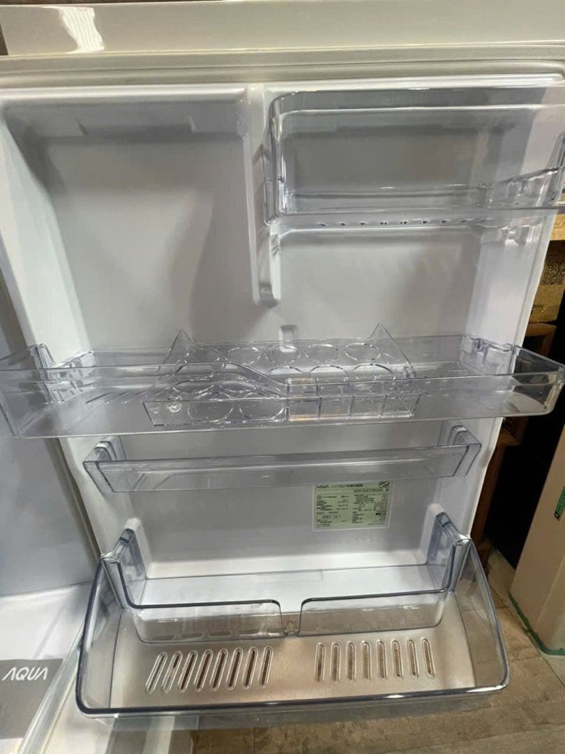 AQUA 冷凍冷蔵庫 272L AQR-SV27HBK(W) 21年製 3ドア