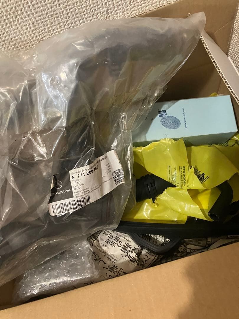 ベンツW212 M271 イグニッションコイル冷却パイプオイルフィルター新品など