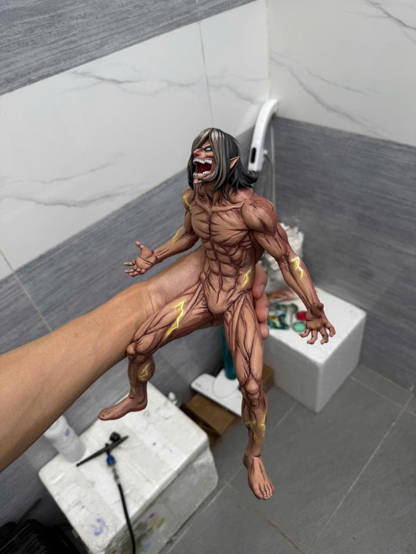 一番くじ 進撃の巨人 A賞 エレン巨人 2D塗装カスタム