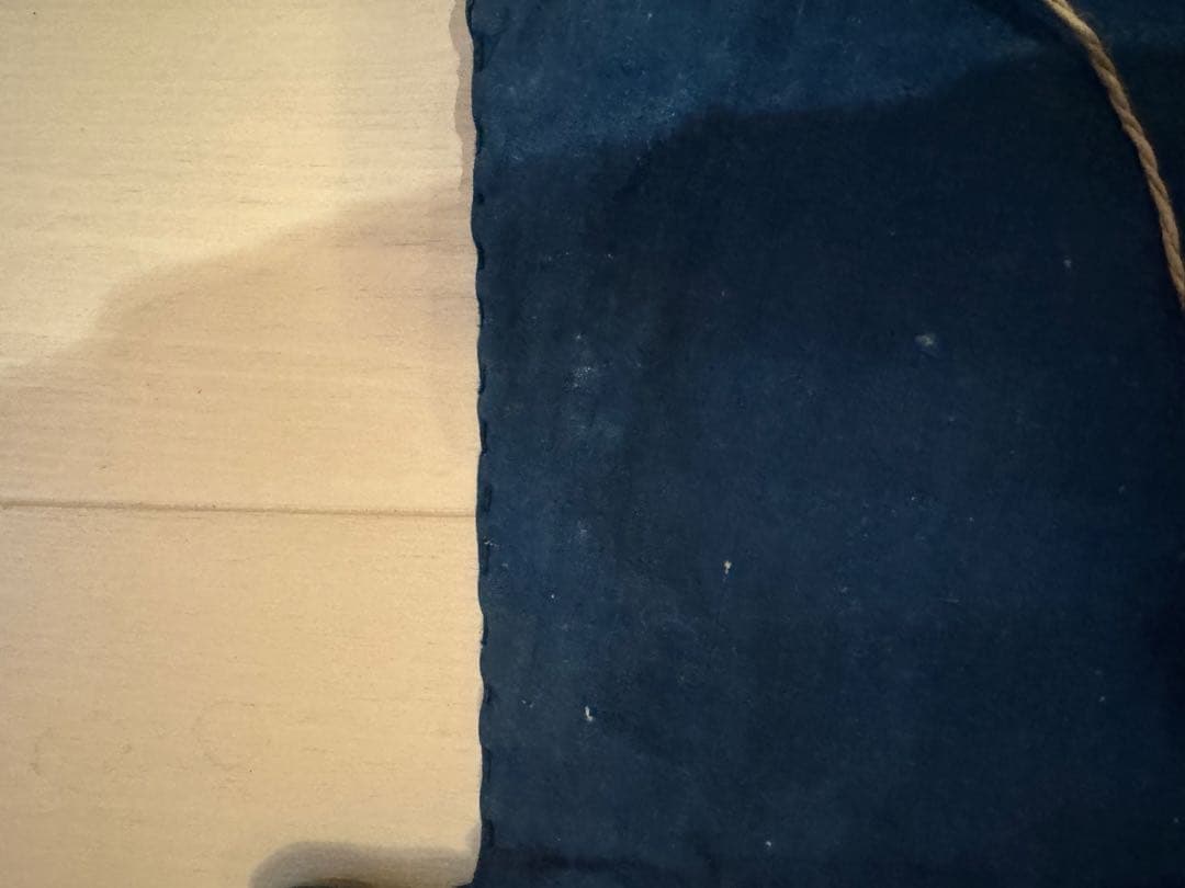 ②骨董レア品　日本古布　藍染木綿　東北馬飾り　観賞用、リメイク材料