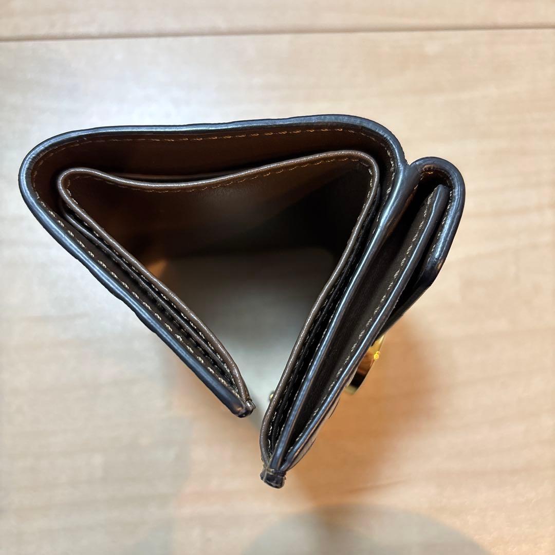 FENDI 三つ折り財布 ブラウン ブラック