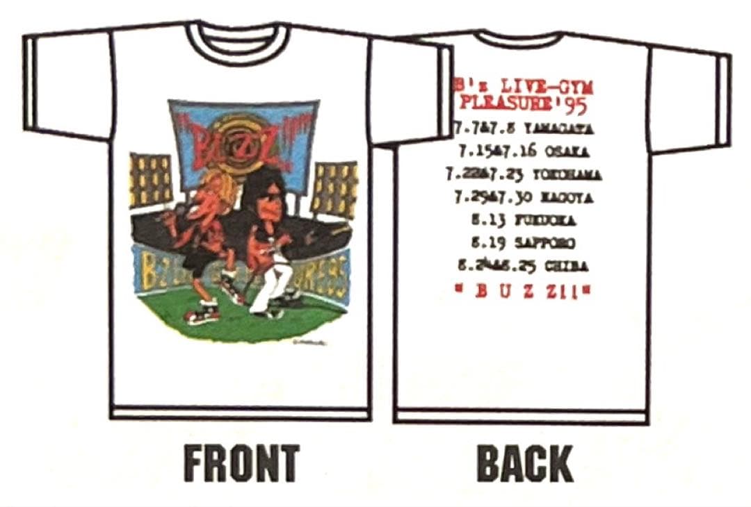 ★オリジナル★未開封★B'z ライブTシャツ BUZZ LIVE-GYM'95