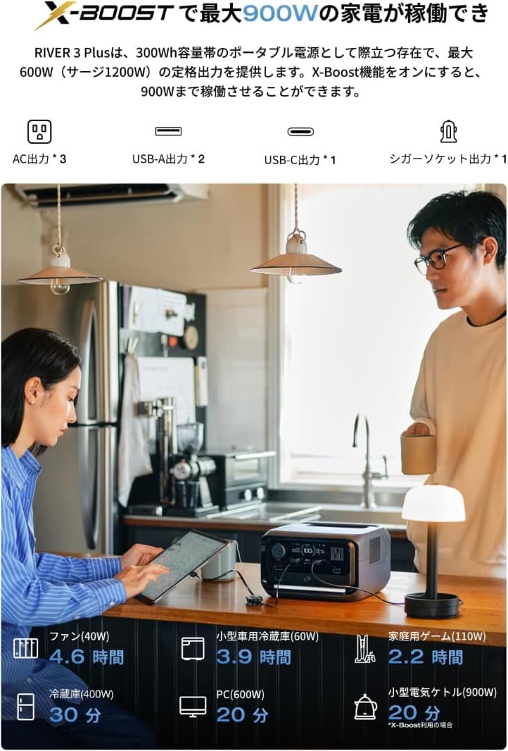 ECOFLOW  3 Plus ポータブル電源 新品未開封