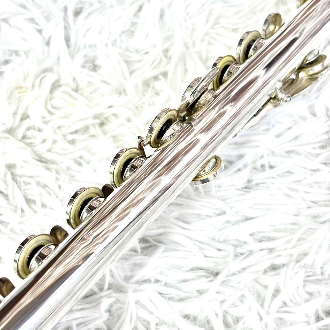 ✨美品✨管体銀製✨後期モデル✨ヤマハフルート YFL411 Eメカ