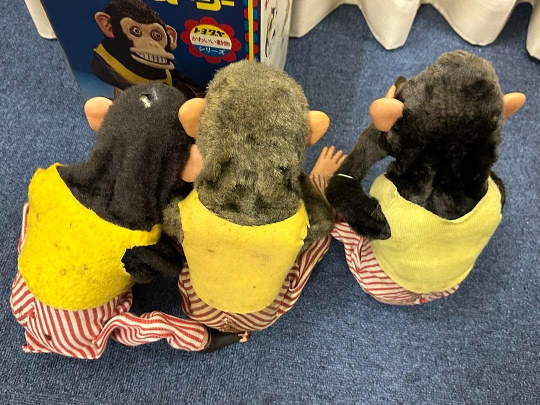 昭和レトロ★わんぱくスージー3体★トヨダヤ★トイストーリーの猿★おもちゃ★猿