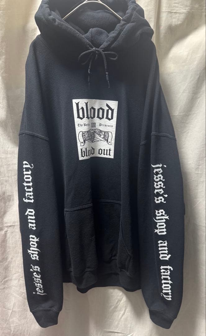 THE BONEZ blood in blood out パーカー　JSF XL