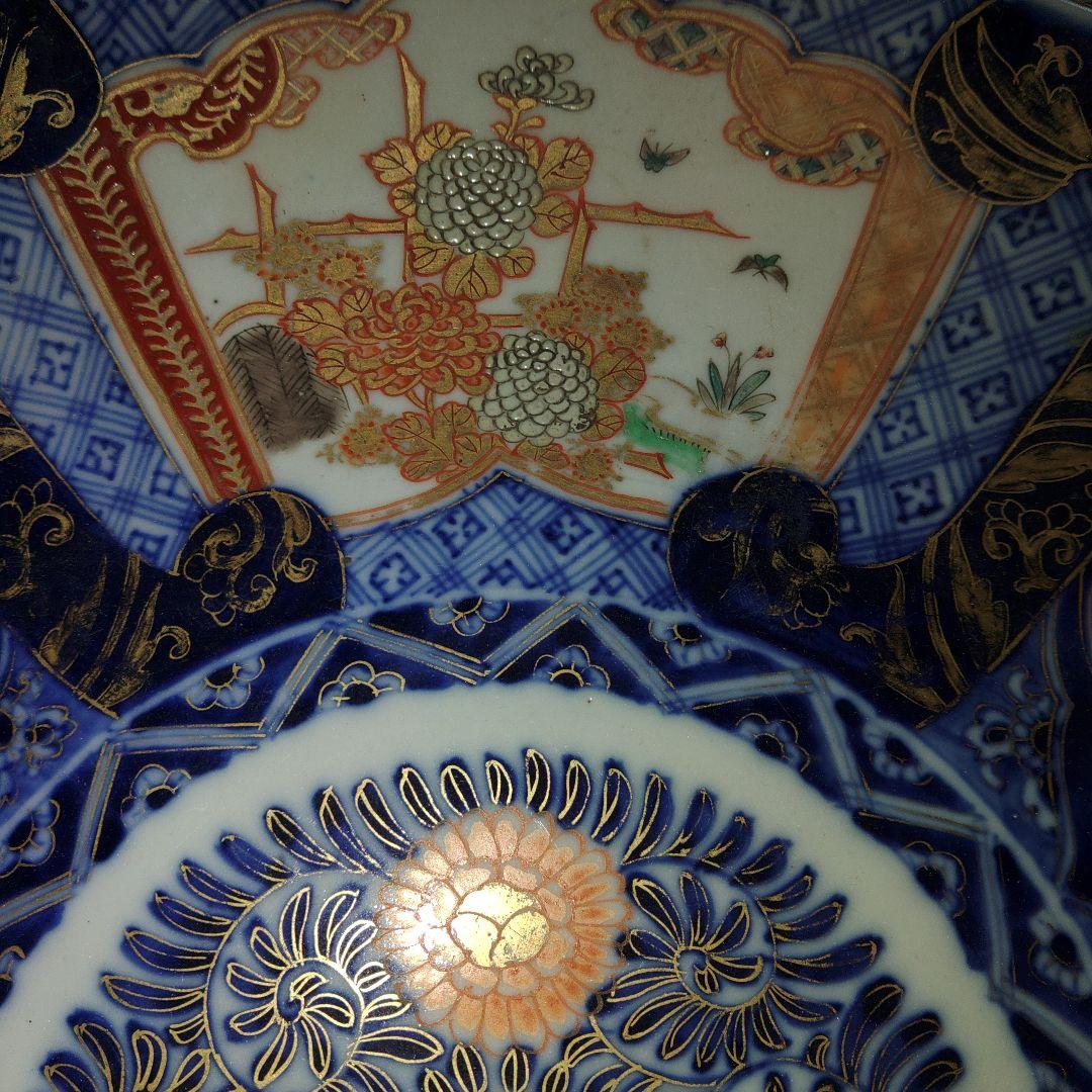 有田焼　ヤマトク窯　色絵大皿　Φ40cm