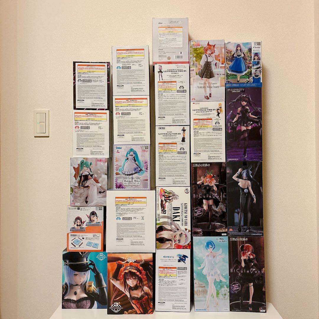新品未開封 フィギュア 23種 初音ミク・猫猫・時崎狂三・中野四葉 ほか