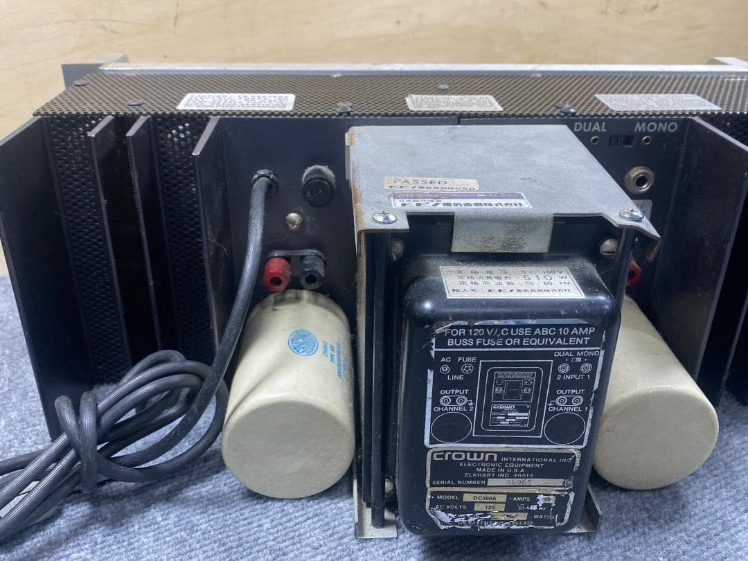 915 AMCRON CROWN DC300A パワーアンプ