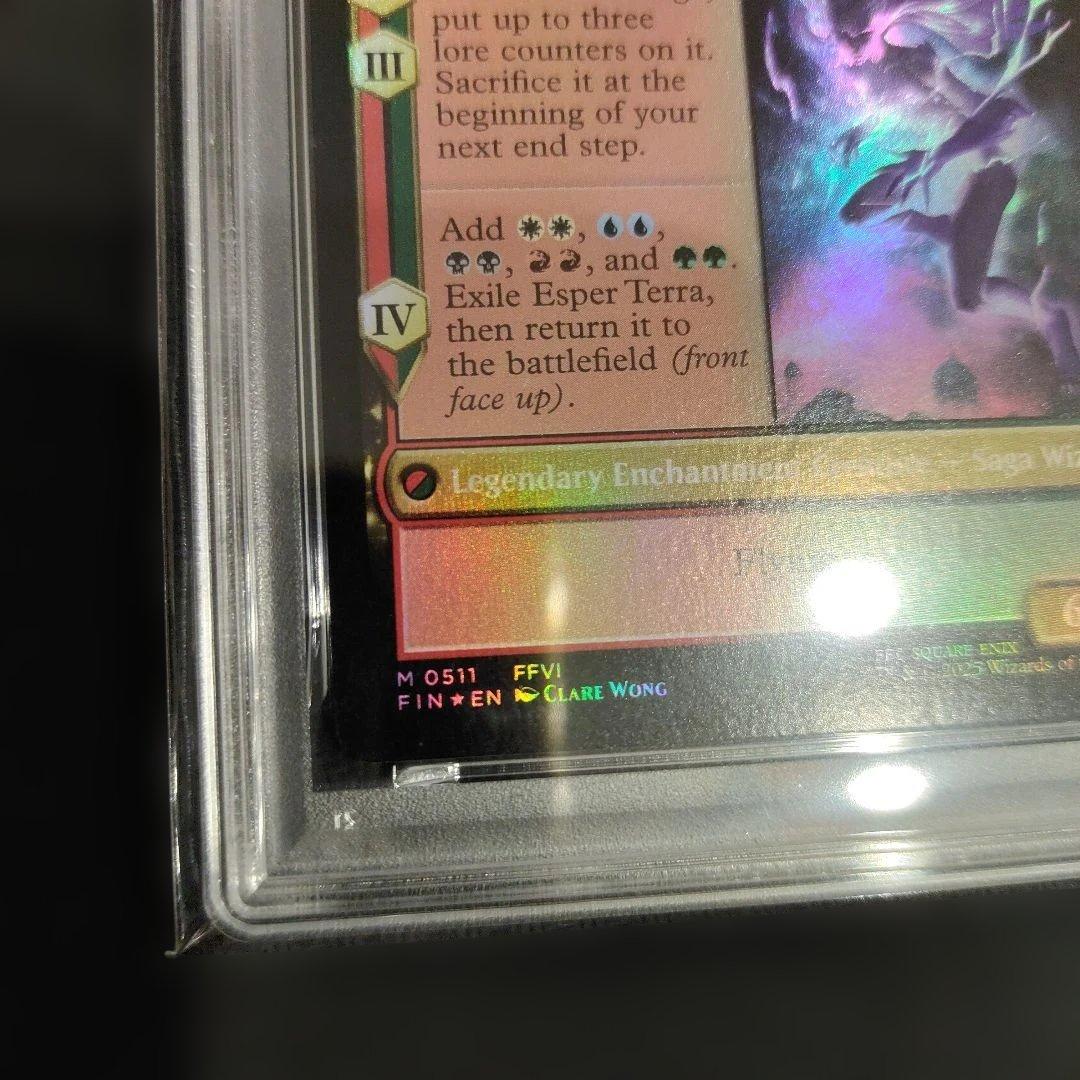 PSA10　MTG　魔導戦士、ティナ　拡張 Foil　英語　English