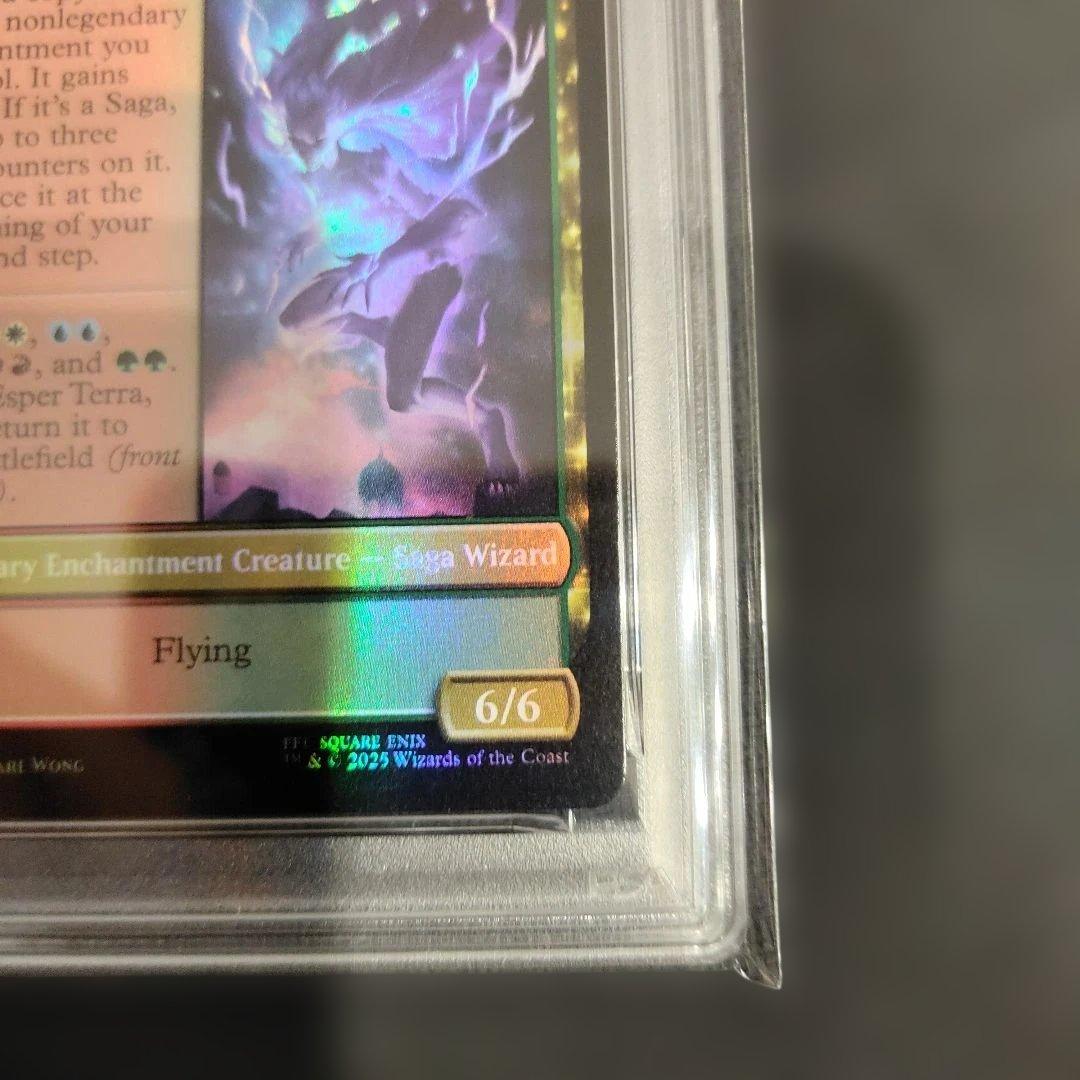 PSA10　MTG　魔導戦士、ティナ　拡張 Foil　英語　English