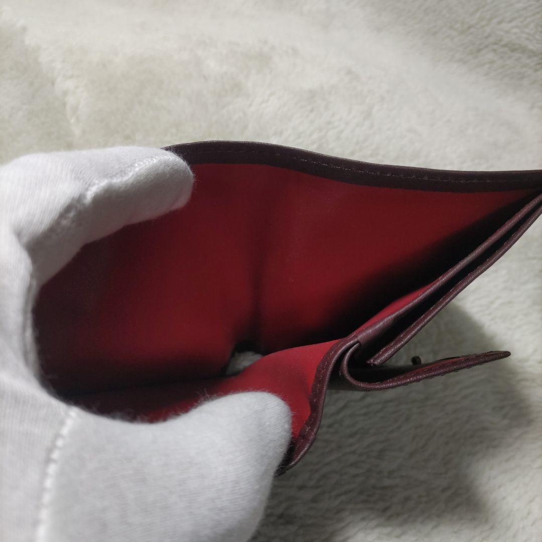 皇居　皇室　限定　折り財布　本革　こげ茶