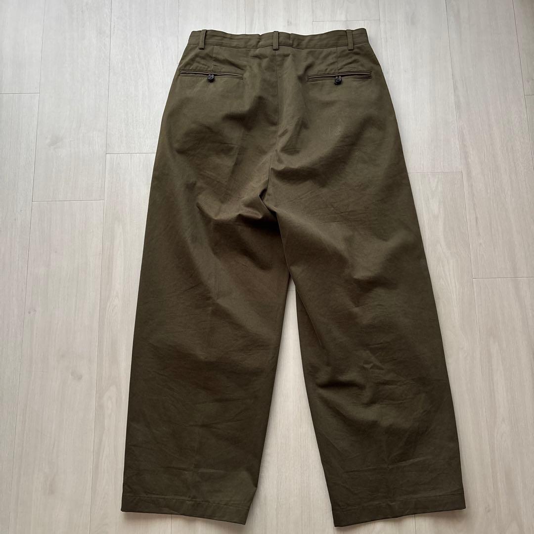 A.PRESSE Chino Trousers チノトラウザーズ Olive 2
