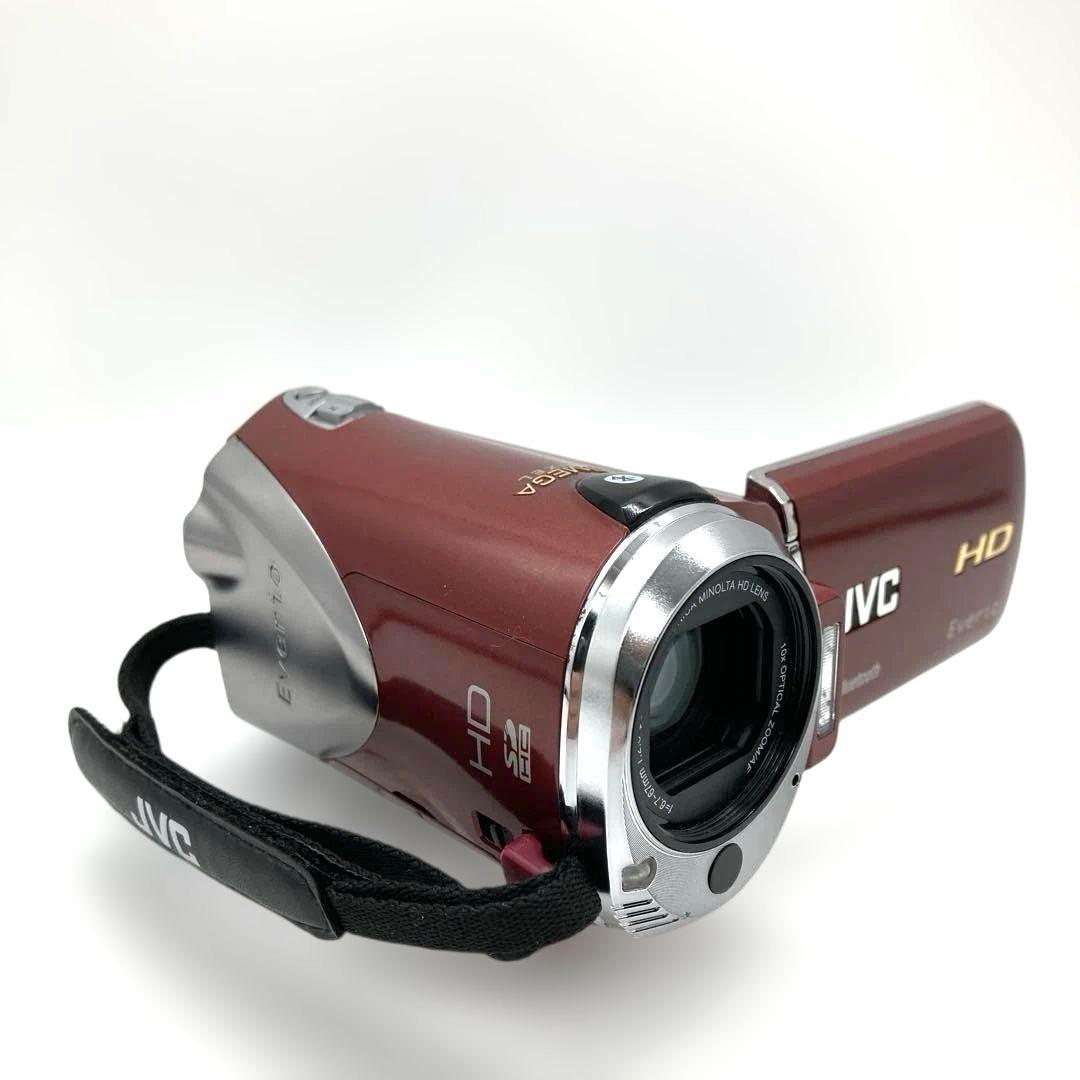 【美品】JVC Everio(エブリオ)GZ-HM570-ルージュレッド