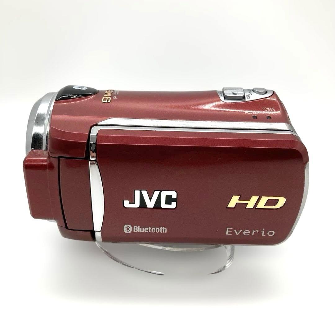 【美品】JVC Everio(エブリオ)GZ-HM570-ルージュレッド