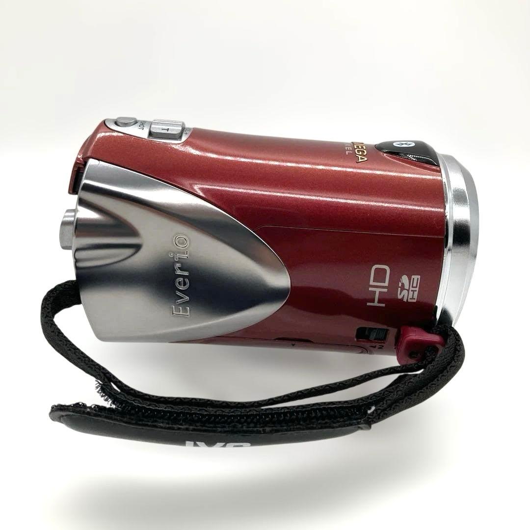 【美品】JVC Everio(エブリオ)GZ-HM570-ルージュレッド