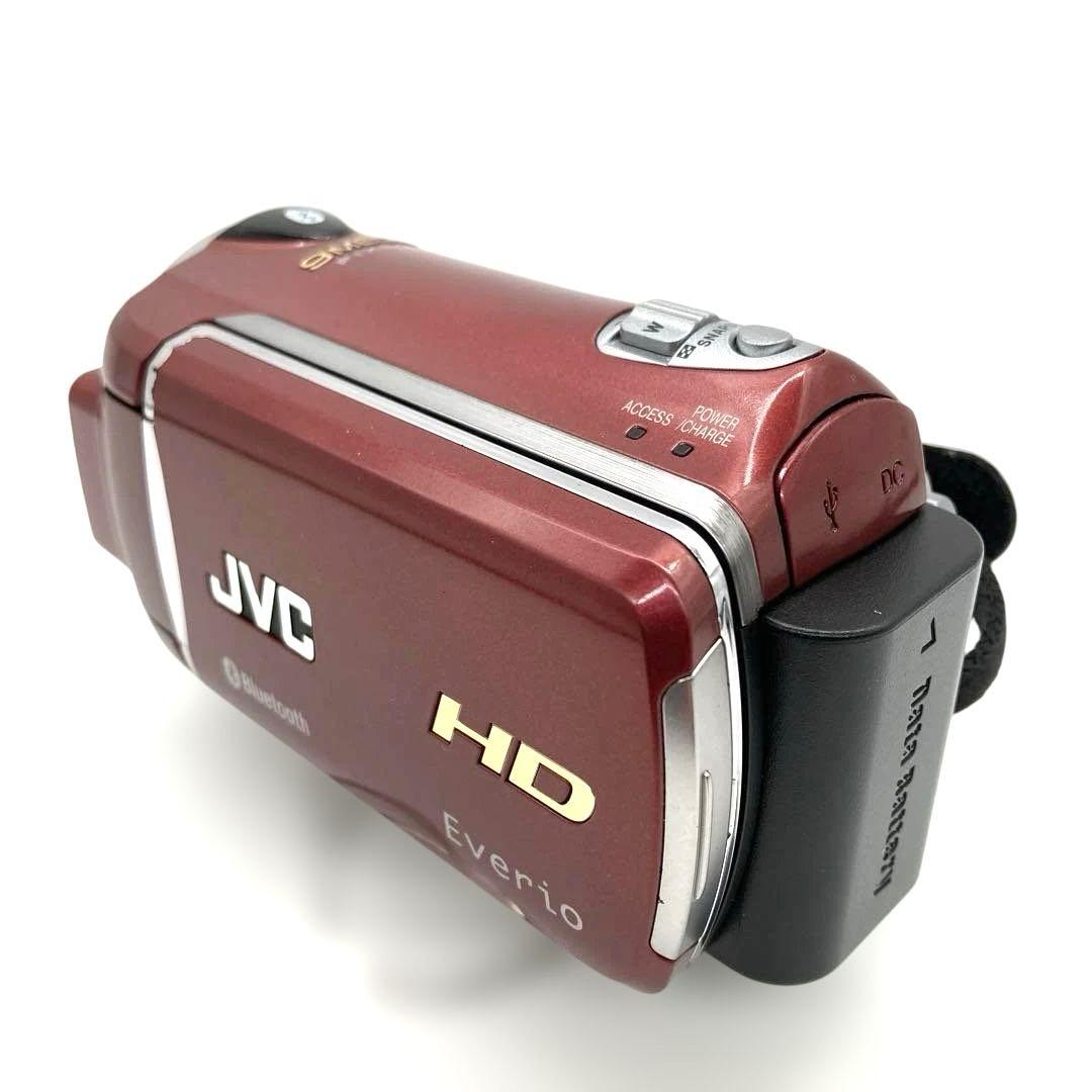 【美品】JVC Everio(エブリオ)GZ-HM570-ルージュレッド