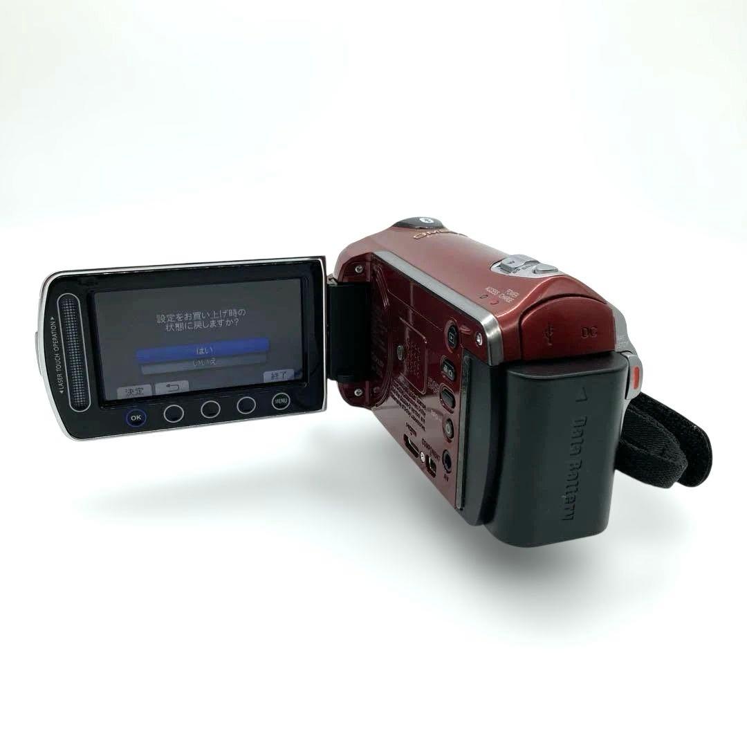 【美品】JVC Everio(エブリオ)GZ-HM570-ルージュレッド