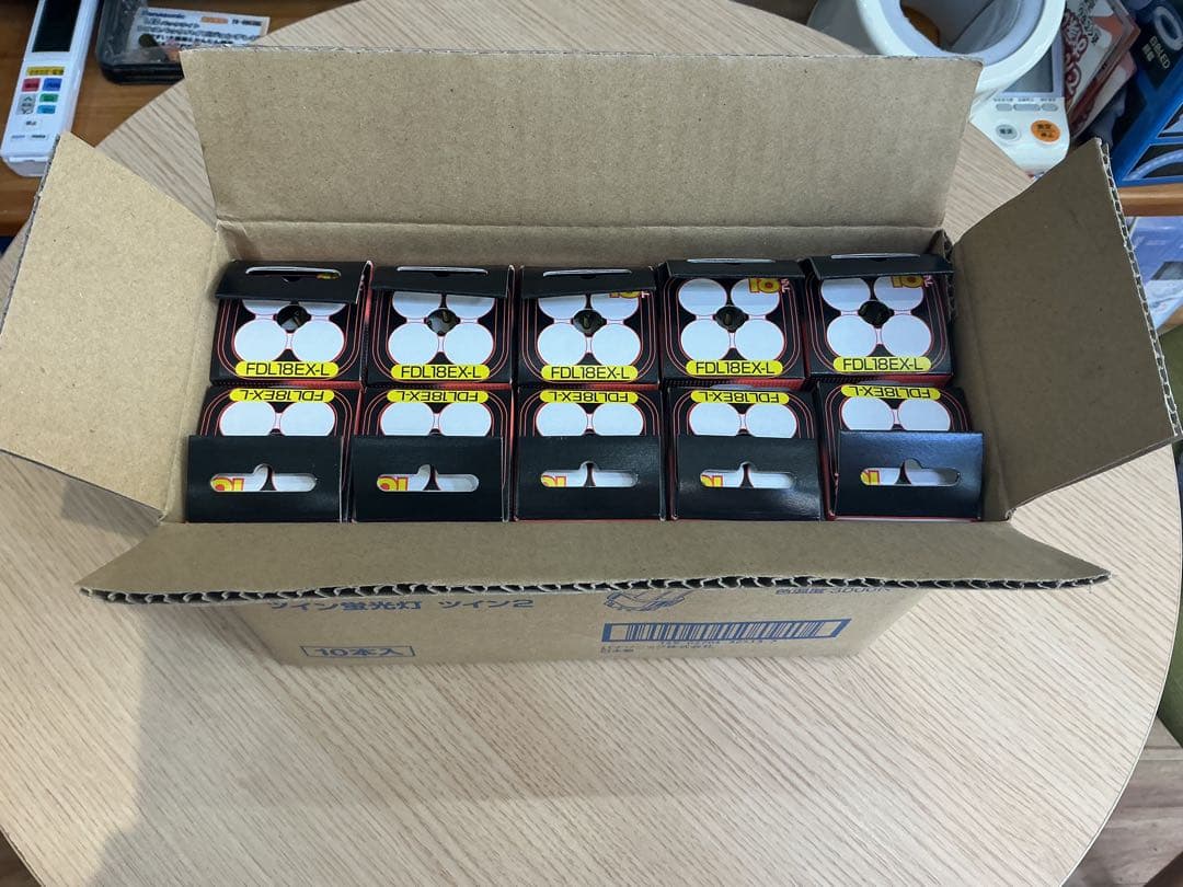 ①Panasonic FDL18EX-L ツイン蛍光灯 10本入