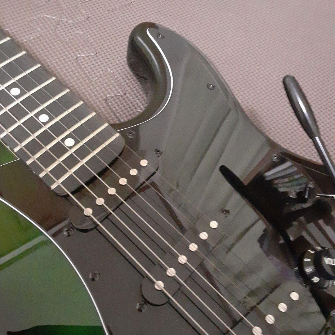 美品　SELDER グラデーショングリーン エレキギター