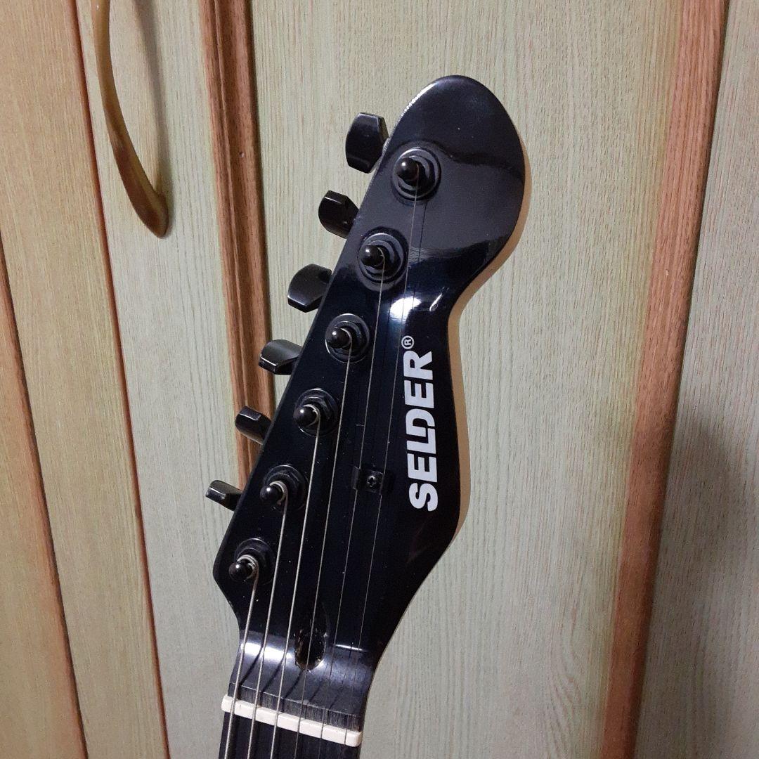 美品　SELDER グラデーショングリーン エレキギター