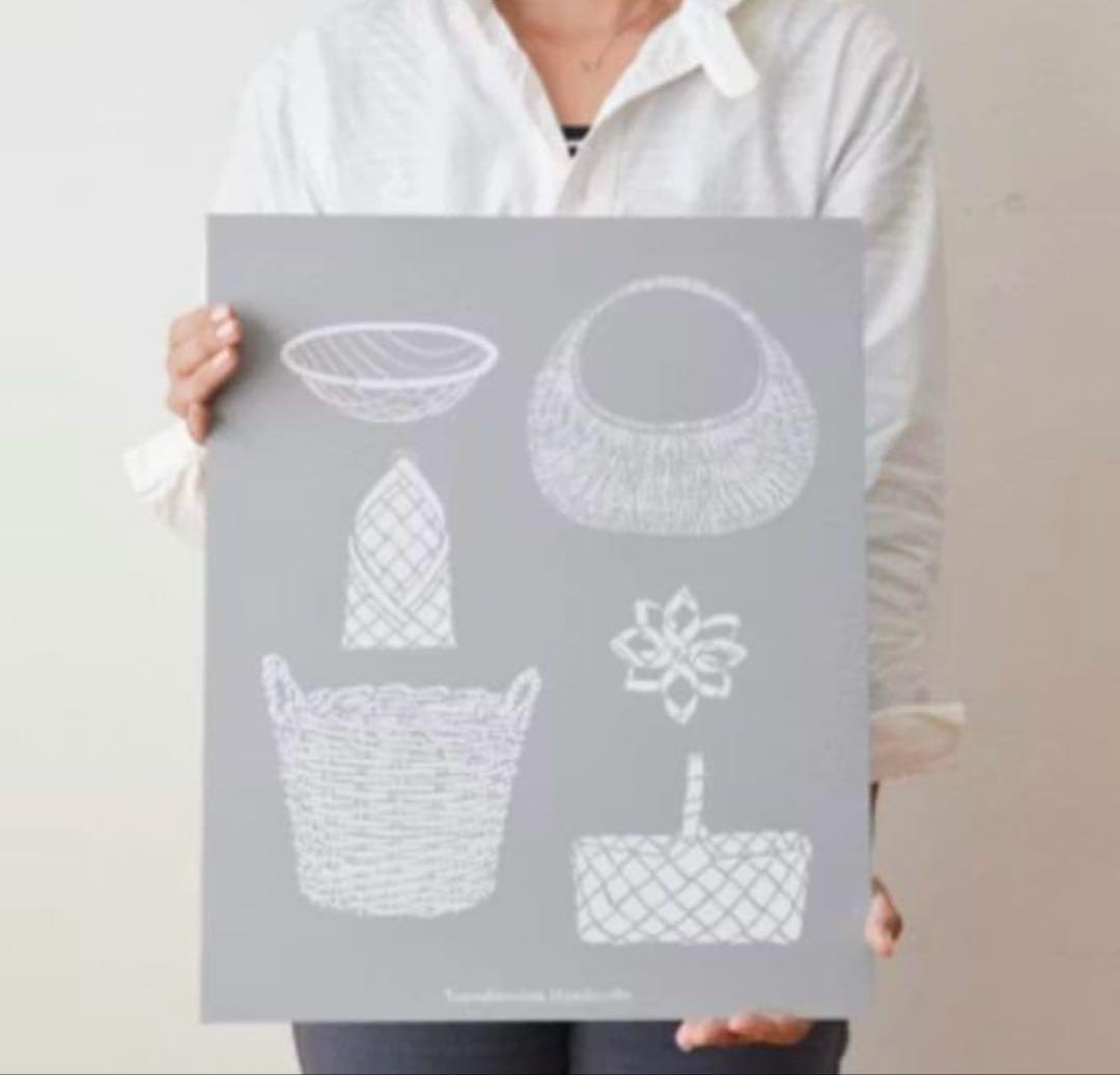 北欧暮らしの道具店　オリジナルポスター シルクスクリーン 額付き