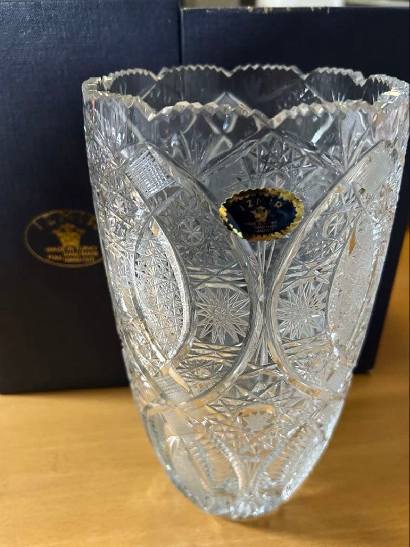 IZMIR フルハンドメイドクリスタル花瓶