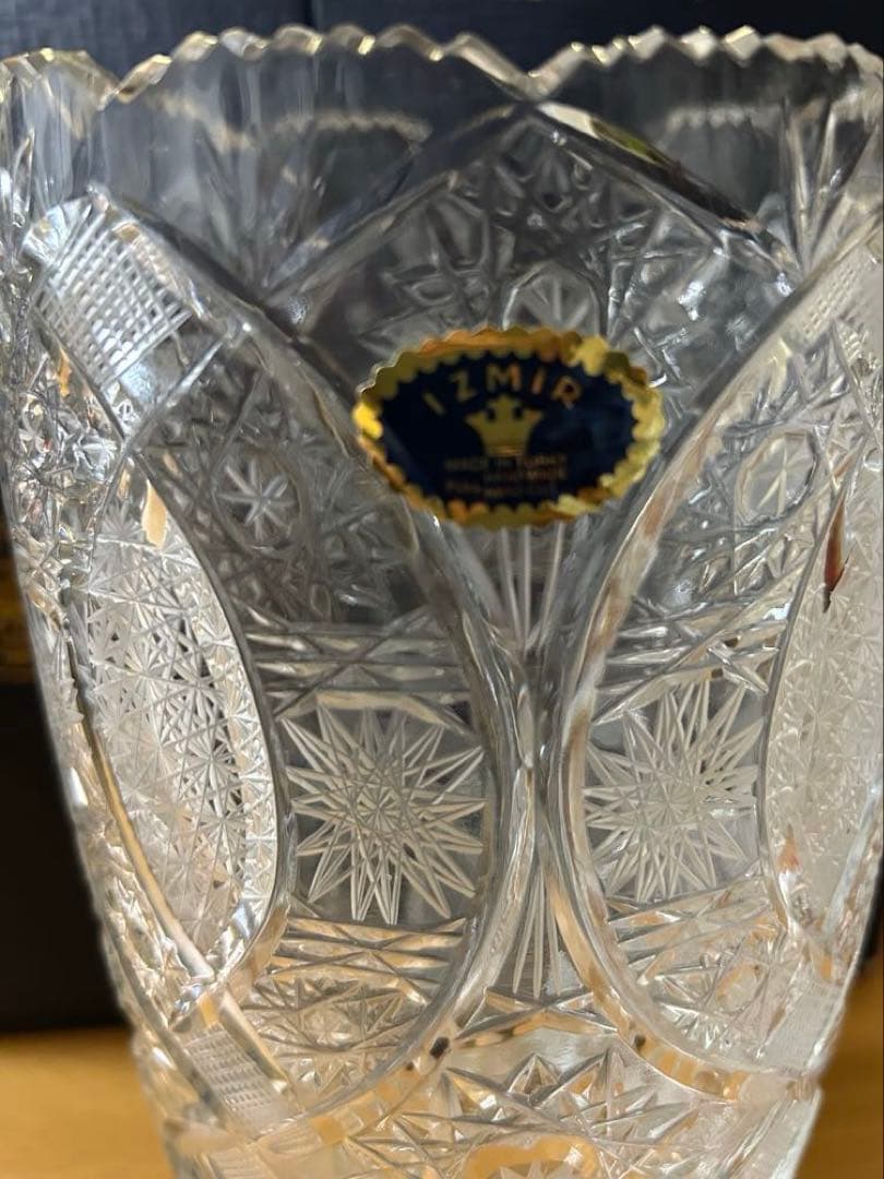 IZMIR フルハンドメイドクリスタル花瓶