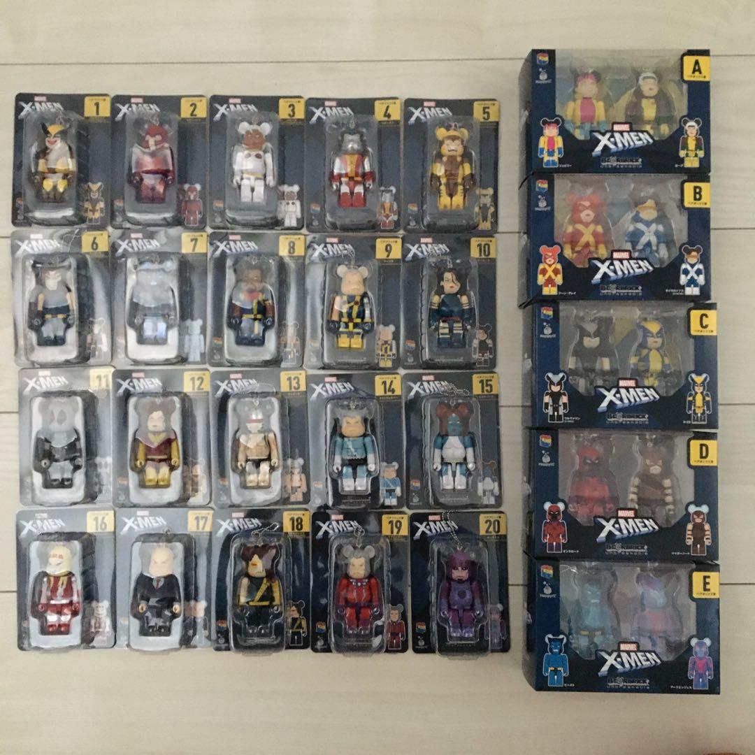 フィギュア　新品　ベアブリック 100% X-MEN コンプリートセット