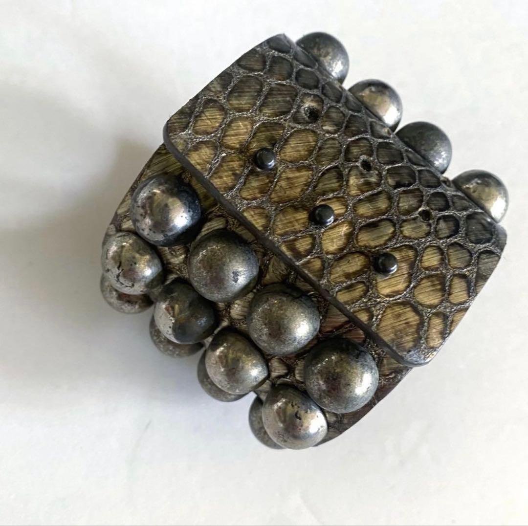 アクセサリー LGB STUDS BRACELET CHAMPAGNE SILVER